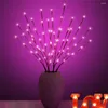 Lampadaires LED Brindille Branche Lumineuse Vase Remplisseur Arbre Lumière Noël Année De Mariage Lumières Décoratives Lampe De Nuit