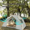 Mobília de acampamento Tenda de acampamento ao ar livre Automática Quick Open Rainfly Tendas à prova d'água Família Configuração instantânea Turista