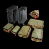 Duffelväskor Mauhoso 6 Set Packing Muber Compression Cubes For Suithes Bagage Multicam 231218