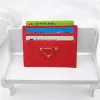 10A Designer Triangle Wallets Woman Leather Card Box محافظ