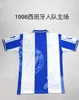 1984 1989 RCD Espanyol Retro Soccer Jerseys Home krótkie rękawowe koszulki piłkarskie mundury mundury