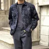 남성용 캐주얼 셔츠 M-3XL 유럽 아메리카 레트로 맞춤형 탑 긴 슬리브 재킷 라펠이 느슨한 인쇄 된 주머니 시원한 옷