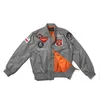 Jaquetas masculinas Militar USN Marinha Segunda Guerra Mundial Primavera e Outono Piloto Flght Jaqueta Uniforme de Beisebol Homens Bomber Jaqueta Windbreaker 231218