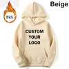 Kurtki damskie Custom Your Hoodie DIY Style styl drukowana bluza z kapturem Zima zagęszczona polarowa polar