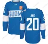 2016 Puchar Świata Hokeja Finlandia Drużyna Jersey Rinne Laine Korpikoski Donskoi Pokka Aho Koskinen Lepisto Men Men Youth Custom Hoceky Jerseys 12