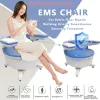 Lastest EMS-stol Icke-invasiv elektrisk bäcken Golvmuskel Reparerad maskin Kegel Träning Urin Incontinence Treatment Em-ordförande Vaginal åtdragningsutrustning