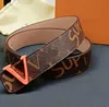 العلامة التجارية أزياء Big Buckle Leather Belt Letter Postner Belt Belt Men Women عالية الجودة حزام جديد للرجال زر عالي الجودة اللون