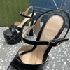 10a Sandal Kadınlar Yüksek topuklu ayak bileği kayış platformu Lady Seksi Açık parmaklı Buzağı Pompaları Tasarımcı Topuklar Sandals Boyut 35-41 Kutu