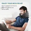 Massaging Neck Pillowws Cervical Neck Traction Device Relief for Chronic Neck Shoulder Alignment Pain Inflatable Neck Stretcher Collar 231218