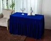 Table Cloth Velvet Fabric Conference Cover Sing Skirts Event Party Tablecloth Booth Setting Multi-Usage Banquet