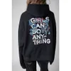 24SS Zadig Voltaire Women's Hoodies Sweatshirts French ZVは、後ろの花の刺繍とフリースの女性のパーカーに印刷された古典的な文字が印刷されています