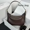 Designer Hobo Sacs Femmes Sac À Main Épaule Épissage En Cuir Souple Designer Bandoulière Lady brun foncé mini Sacs À Main