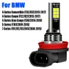 새로운 장식 조명 2pcs 차량 LED 전면 안개등 자동 골대 전구 램프 H8 BMW 4 시리즈 F33 F83 F32 F82 F36 5 시리즈 F10 7 시리즈 F01 F02 F03 F04