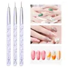 Nail Art Kits LULAA Conjunto Desenho Dotting Liner Pen Dust Brush Acessórios e Ferramentas Escovas para Manicure