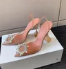 Klassieke damesschoenen van goede kwaliteit Zijdeachtig oppervlak vrouwelijke ontwerper sexy partij hoge hak schoenen dames comfortabele pumps glanzende diamant trouwschoenen A05465