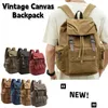 Schultaschen Vintage Canvas Rucksack Einfache Freizeit Computertasche Tragbarer Wanderreiserucksack Große Kapazität Männer Frauen Universal Schultasche 231219