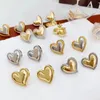 Stud 5Pairs Tiny Heart Smooth Metallic Vintage Earrings Classic Wholesale Women Jewelry Gift 30875 231218