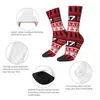 Men's Socks Funny Transparent Mass Effect Christmas Design Sports N7 Polyester Long For Unisex Non-slip