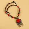 Ожерелья с подвесками в стиле ретро, ожерелье в богемном стиле, цыганская длинная цепочка, тиара на лоб, этническая голова с кисточкой