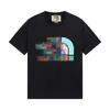 nortfaces shirt Men T-Shirt Letter Print Smile Face The T-Shirts Fashion Designer Summer Top Short Sleeve Shirt North 854