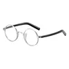 Marcos de gafas de sol Gafas Marco de gafas de aleación de titanio Cómodo de usar Gafas ovaladas de gran tamaño Anteojos redondos