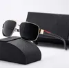 New luxury Oval sunglasses for men designer summer shades polarized eyeglasses black vintage oversized sun glasses of women male sunglass with box