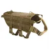 Av Ceketleri Taktik Köpek Yeleği Askeri Koşum Evcil hayvanları Molle Naylon Su Geçirmez Ordu Eğitim Kıyafetleri Hizmet için