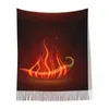 Scarves Personalized Printed Red Chili Long Pile Fringe Men Scarf Women'S Anti Chill