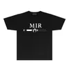 Projektant męskiej mody mody męskiej czarny liter z literą T-shirt letnia bawełna wyjątkowo duża swobodna koszulka azjatycka