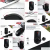 Custodie per laptop Zaino Len M120Pro Mouse per computer e ufficio Accessori da gioco USB wireless cablati Mouse verticali per aziende Mesa Ga Otd0H