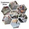 Stol täcker Jacquard Sofa Sectional Cover Elastic Furniture Protector för husdjur tvättbart avtagbart sittdyna slipcover