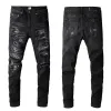 2023 мужские брюки в стиле хип-хоп vaqueros, перекрывающиеся уличные модные брендовые джинсы, ретро, рваные, сшитые, мужские дизайнерские брюки для езды на мотоцикле, тонкие брюки, размер 28 ~ 38