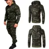 Erkek Trailsuits Sportswear Set Twopiece Sıcak Jogging Sıcak Nefes Alabası Fitness Askeri Taktik Hoodie Pantolon 231219