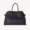 Designer Luxury Tote Margaux15 Bag Genuine Leather Suede Large Capacity The Row Travel Shopping Bag Laptop Duffle Bag