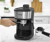 Cafeteiras Mr. Coffee 4-Shot Steam Espresso Cappuccino e Latte Maker em pretoL231219