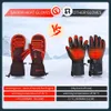 Ski Gloves SAVIOR HEAT Winter Heated Gloves for Men Heated Mittens Rechargeable Electric Heated Glove Waterproof Women Ski Shoveling Snow 231218