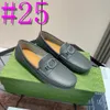 40 Modelo 2024 Men de cuero genuino Deslizamiento de calzado Office Man Formulario Fiesta de bodas Men diseñadores zapatos de vestir aliento conductor