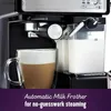 커피 메이커 Mr. Coffee Espresso 및 Cappuccino Machine Programmable Coffee Maker Automatic Milk Arms 및 15 바 펌프 SilverL231219