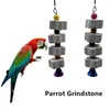 Other Bird Supplies Parrot Toys Parakeet Toy Grinding Stone Flower Shape Hang Style Mineral Pet Cage