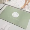Tapetes modernos e minimalistas banheiro absorvente de água porta tapete