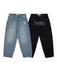 Herren Jeans Street Retro Hip Hop Schützen Druck Trend Mode Schwarz Highwaist Y2k Männer Übergroße Baggy Casual Breite Bein Hosen 231218