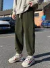 Männer Hosen Frühling Hip Hop Krawatte Füße Cargo Lose Koreanische Harem Vintage Streetwear Männliche Mode Casual Hosen