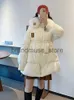 Women's Down Parkas New Women Long Goose Down Coats Puffer Jackets Natural Real Fox Fur Collar Thick Warm Winter Coat Female Outwear J231219