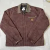 Мужская куртка пальто модный бренд Carhart J97 Carhatjackets куртки американские короткие детройтские рабочие молнии Cleanfit Fashion 0dwh