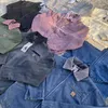 C8OU MENS JACKE COER Fashion Märke CARHART J97 CARHATJACKETS JACKES END KAHART SANTA FE B136 AMERICAN VINTAGE Tvättad gammal denim