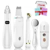 Eye Massager Ultrasonic Skin Scrubber Deep Pore Cleaning Blackhead Remover Vacuum Electric Massager Eye Beauty Device Face Lifting 231218