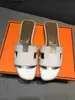 ORANS SANDALS ITALIAL PIARS FLAT TITLIPERS Par äkta läderpar äkta floppdamer Party Slipper 35-42QQ QQ