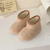 Stivali per bambini scarpe da neve calde bambini invernali addensano scarpe di cotone in agnello casual per ragazzi ragazze con cerniera morbida non stivali da caviglia non slip 231219 231219