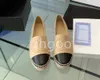 Designers casual kvinnor skor espadrilles sommar flat strand halv tofflor mode kvinna loafers fiskare canvas sko