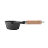 Pans Japanese Saucepan Mini Oil Non Stick Frying Melting Pot With Wooden Handle